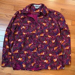 Duluth Trading Fox Flannel Shirt size small